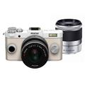 PENTAX (ペンタックス) Q-S1 ダブルズームキット ピュアホワイト×クリーム