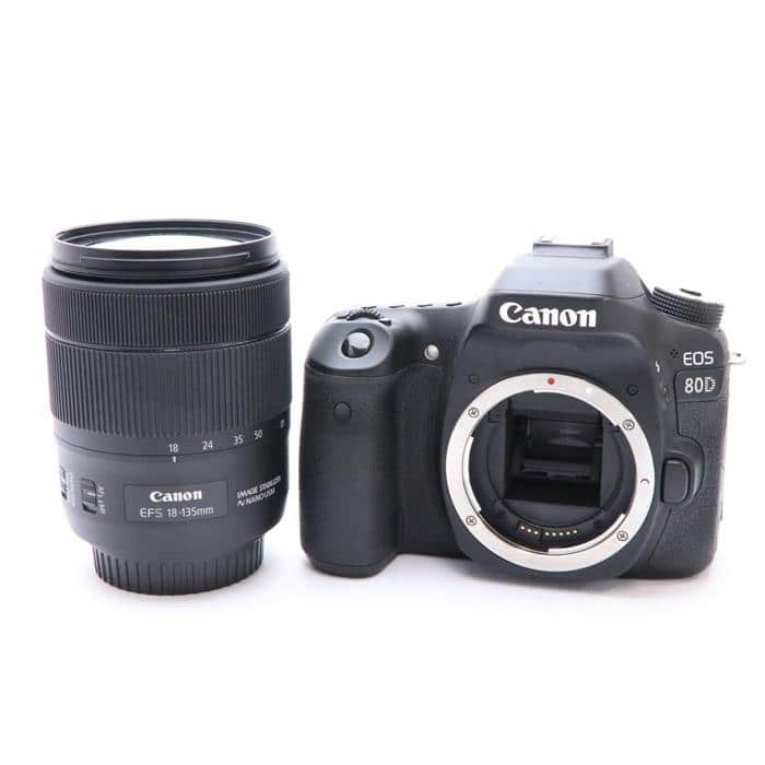 中古)Canon (キヤノン) EOS 80D EF-S18-135 IS USM レンズキット（商品 ...