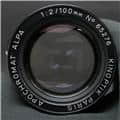 ALPA (アルパ) KINOPTIK APOCHROMAT 100mm F2 (ALPAマウント) 後期型 オールブラック