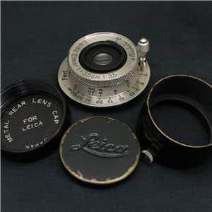 Leica エルマー L35mm F3.5 + FLQOO エルマー35mm用フード ニッケル