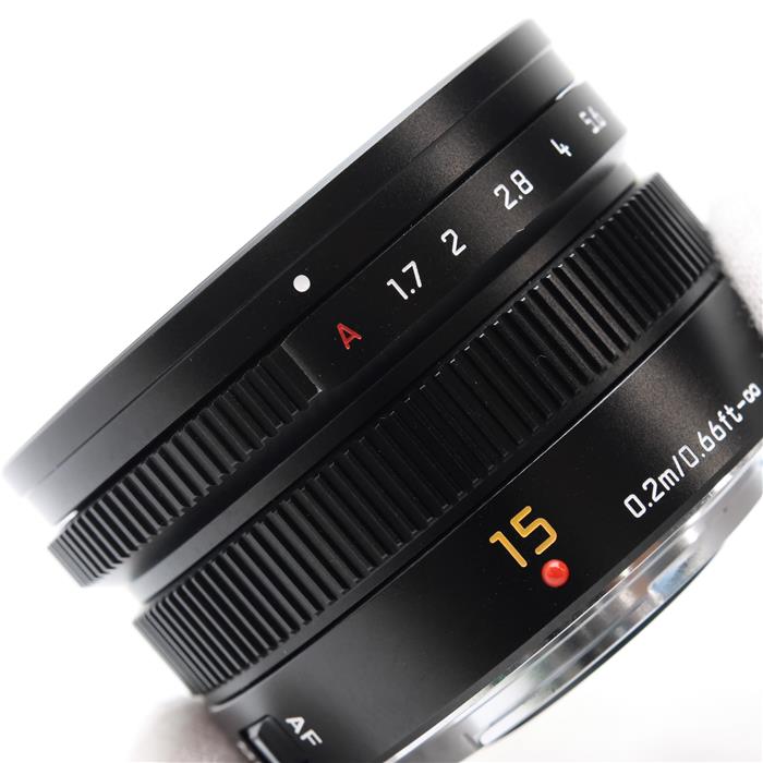Panasonic SUMMILUX 15mm F1.7 H-X015【美品】 中古)Panasonic (パナソニック) SUMMILUX 15mm F1.7 ASPH. H-X015-K
