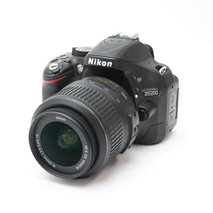 中古)Nikon (ニコン) D5200 18-55 VR レンズキット ブラック