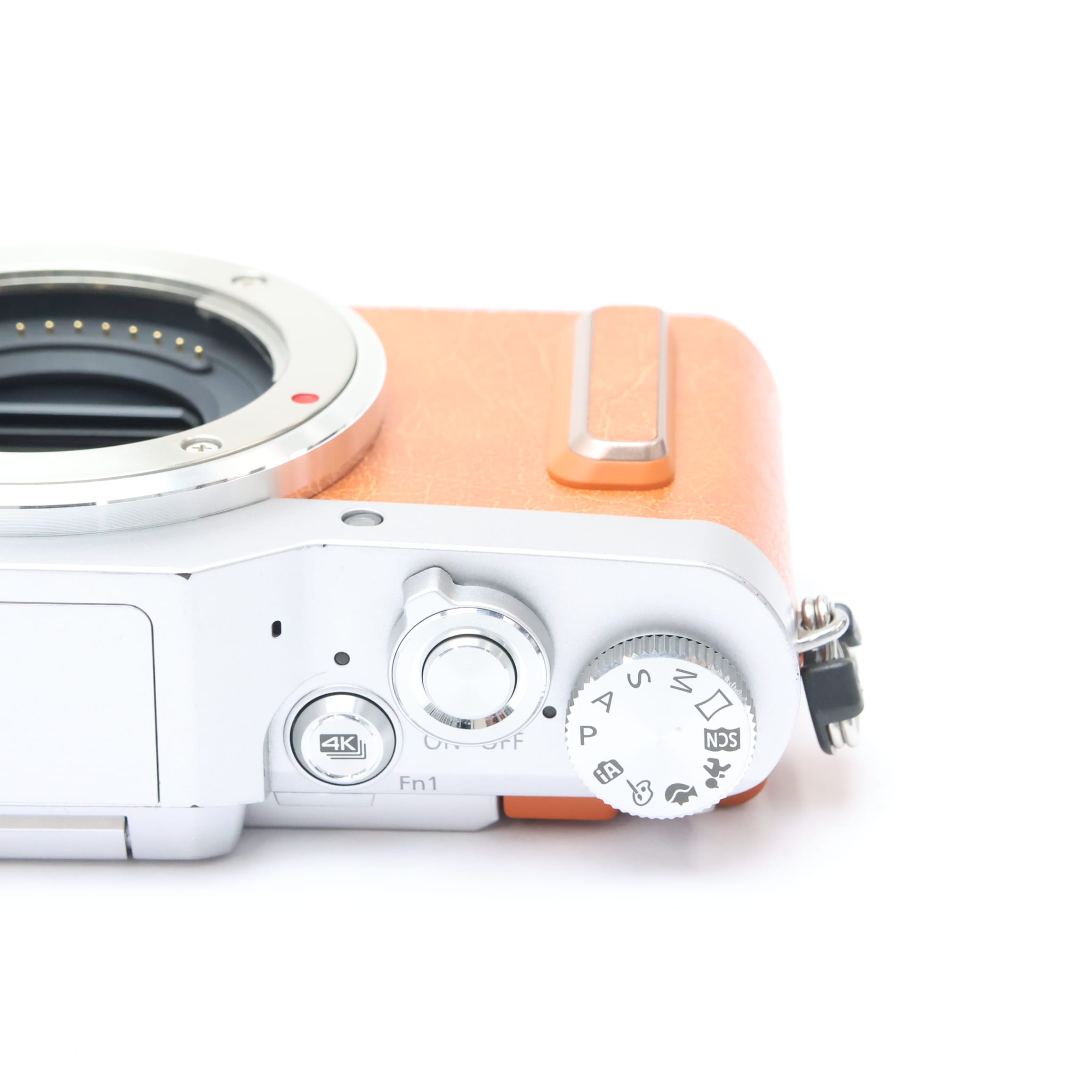 中古)Panasonic (パナソニック) LUMIX GF10 ボディ DC-GF10 オレンジ