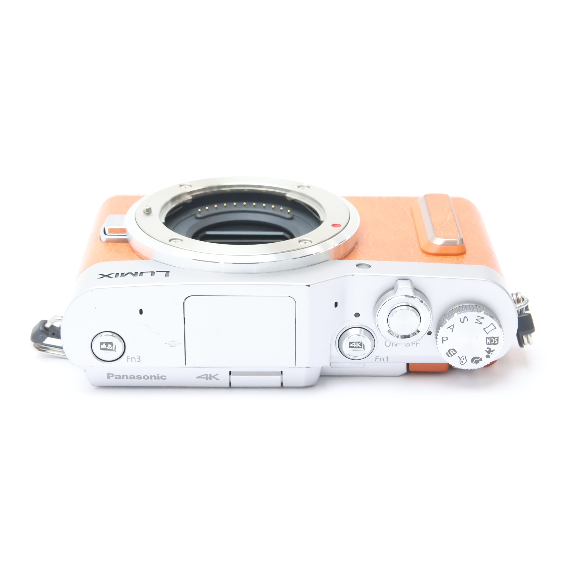 中古)Panasonic (パナソニック) LUMIX GF10 ボディ DC-GF10 オレンジ