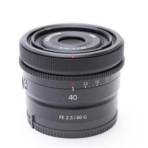 SONY (ソニー) FE 40mm F2.5G SEL40F25G」の商品検索結果 | デジタル