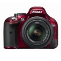 Nikon (ニコン) D5200 18-55 VR レンズキット レッド