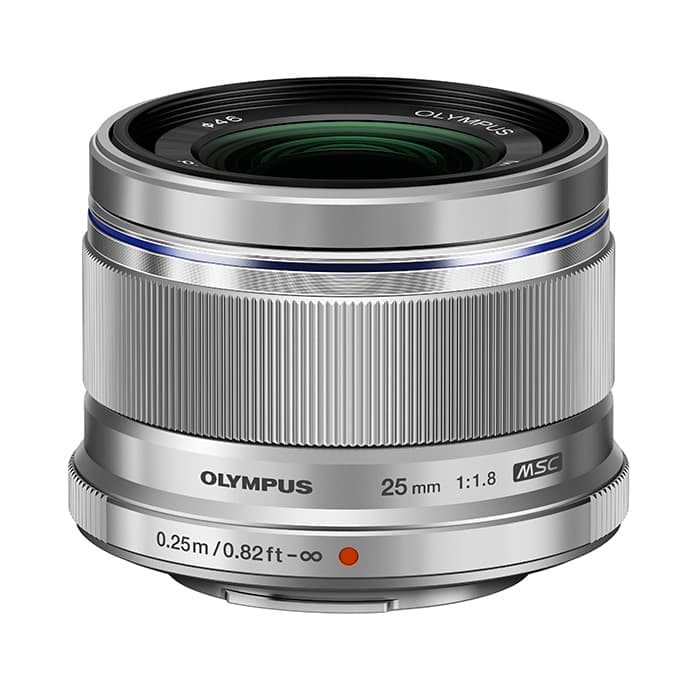 (オリンパス)　新品)OLYMPUS　シルバー（商品ID：4545350045876）詳細ページ　F1.8　DIGITAL　25mm　デジタルカメラ、ミラーレスカメラ、交換レンズの総合サイト｜マップカメラ