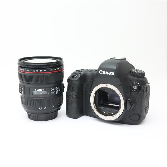 中古)Canon (キヤノン) EOS 6D Mark II EF24-70 F4L IS USM レンズ