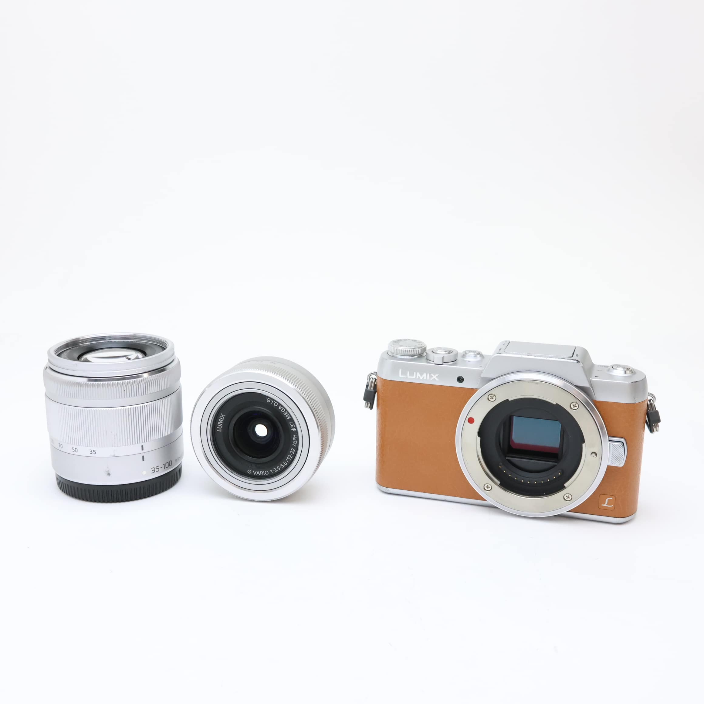 中古)Panasonic (パナソニック) LUMIX DMC-GF7W ダブルズームレンズ