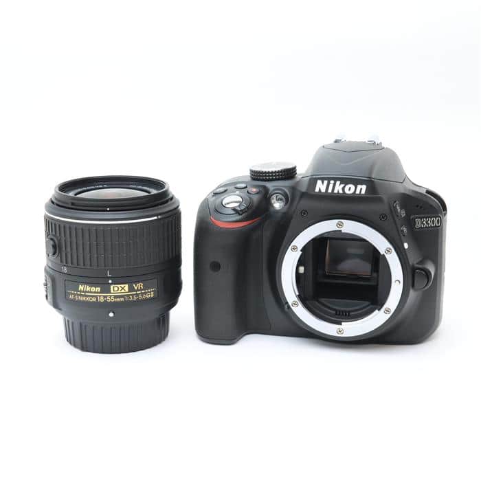 中古)Nikon (ニコン) D3300 18-55 VR IIレンズキット ブラック（商品ID 