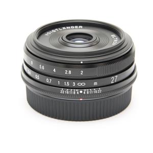 Voigtlander (フォクトレンダー) ULTRON 27mm F2 X-mount（フジ