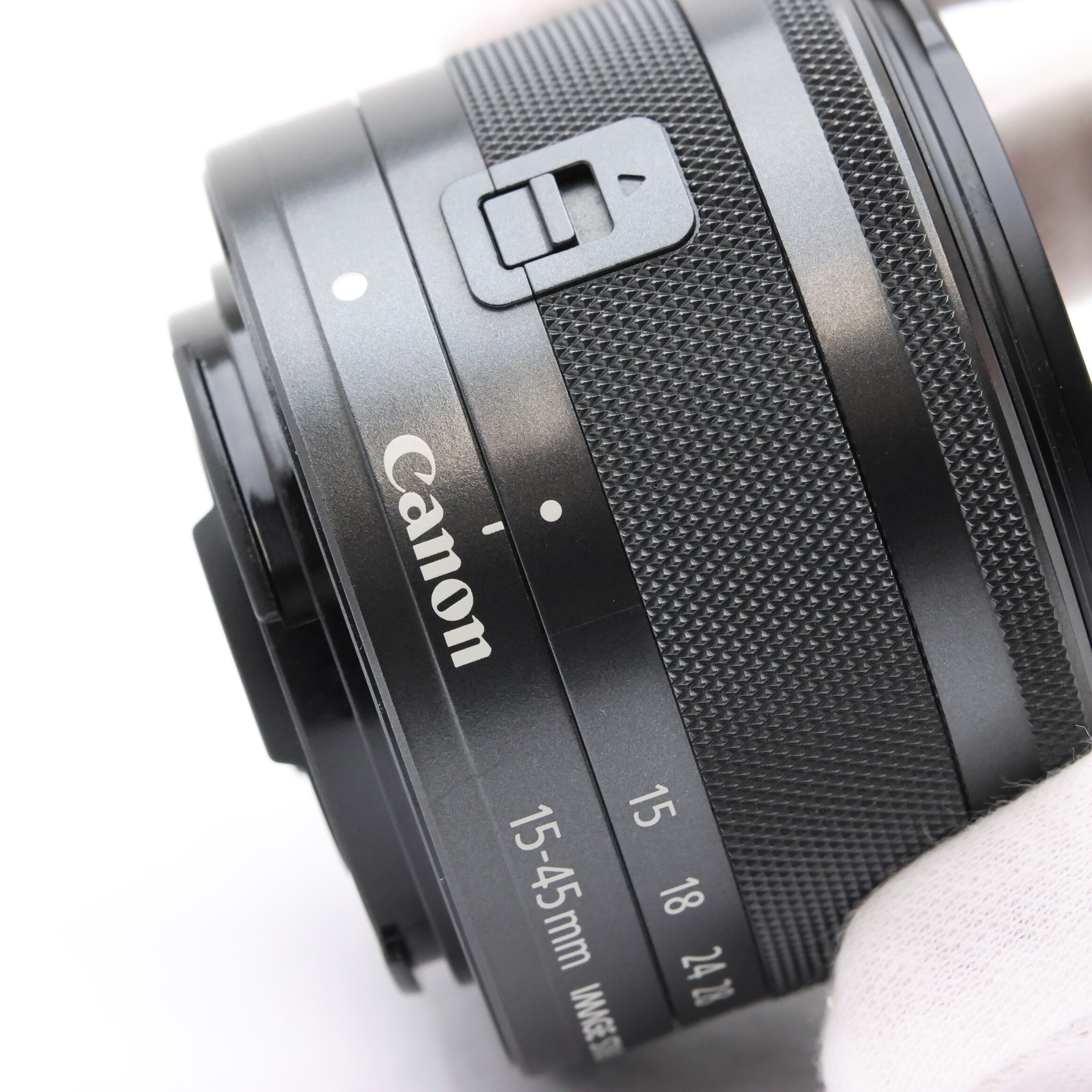 中古)Canon (キヤノン) EF-M15-45mm F3.5-6.3 IS STM グラファイト 