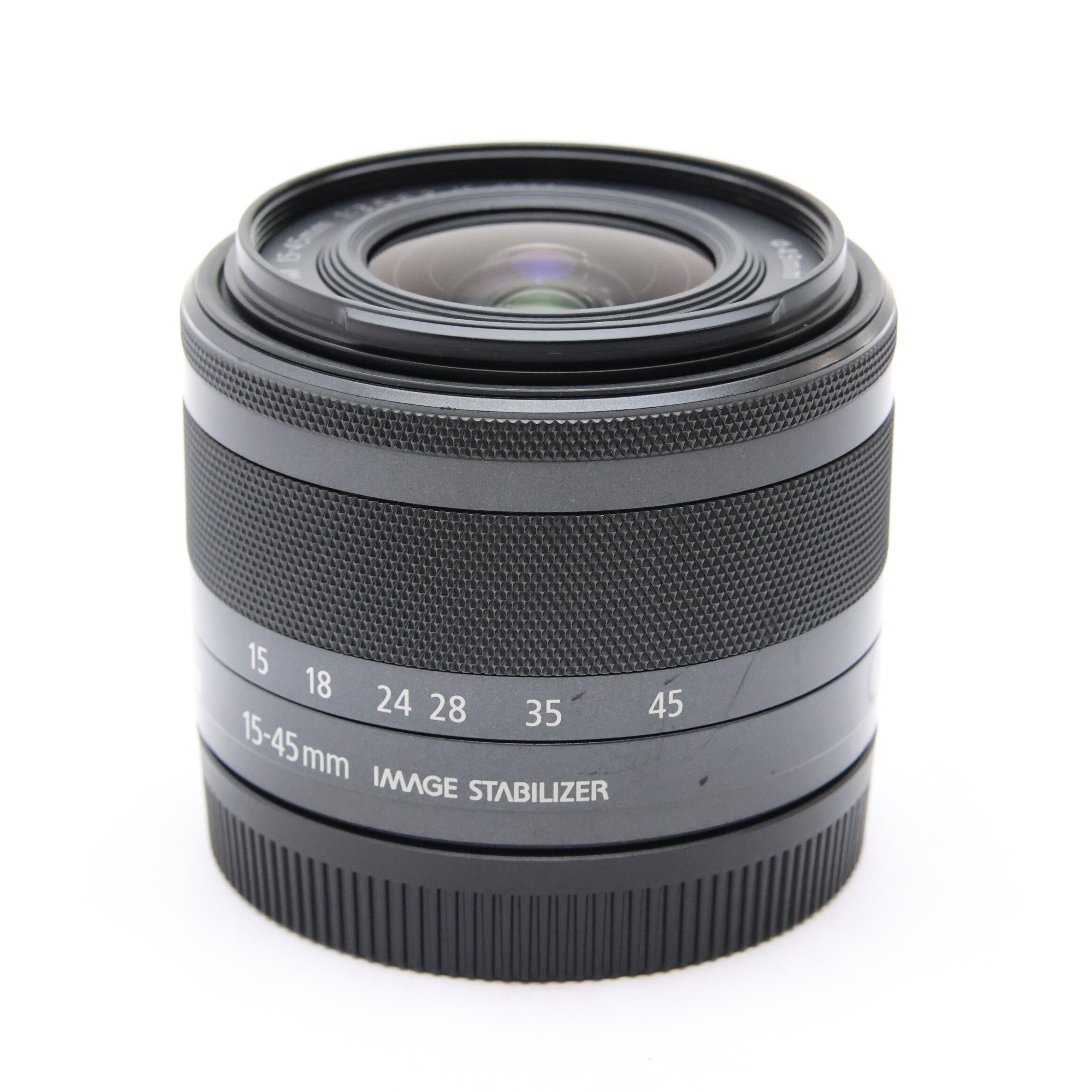 中古)Canon (キヤノン) EF-M15-45mm F3.5-6.3 IS STM グラファイト 