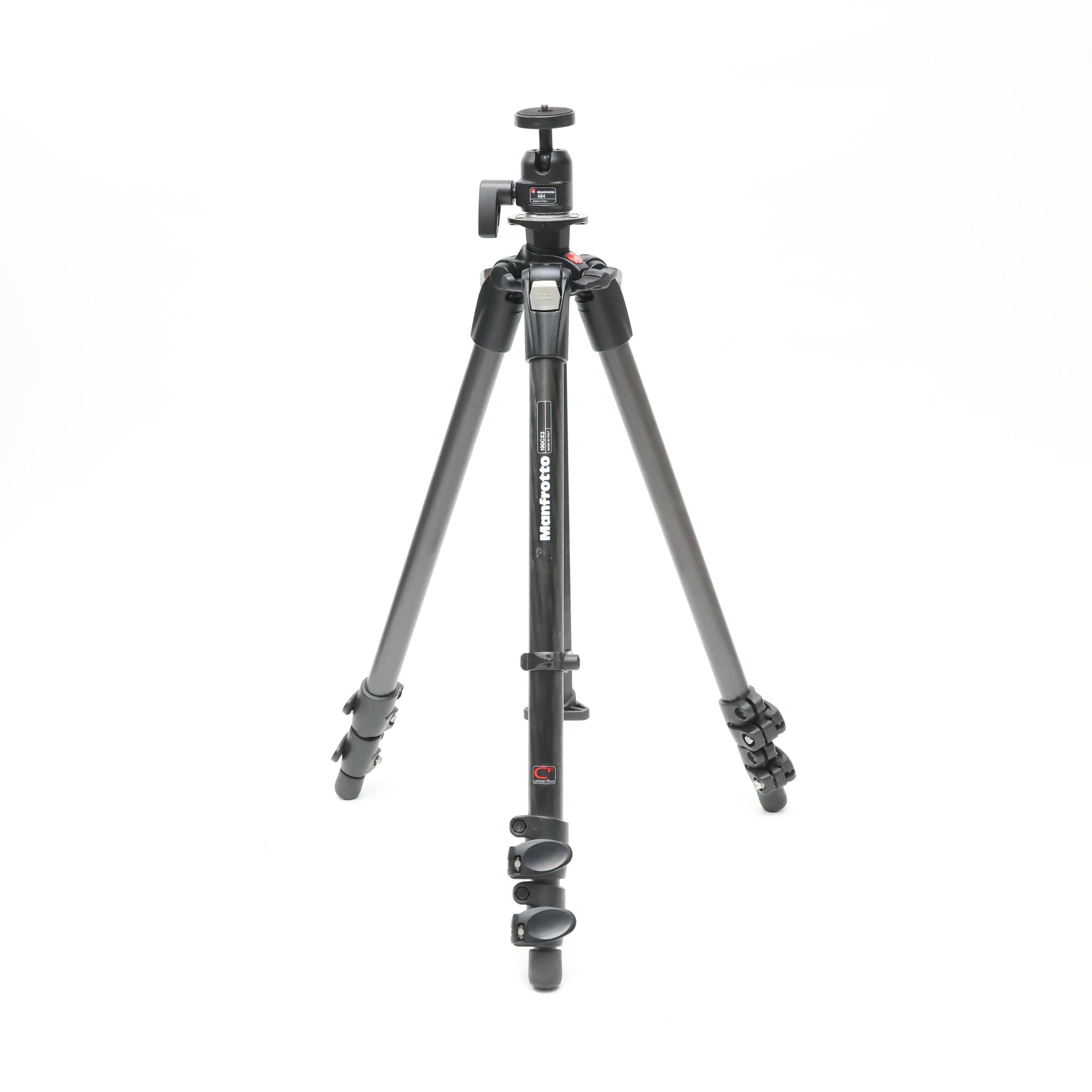 中古)Manfrotto (マンフロット) カーボン3段三脚+ボール雲台 190CX3+