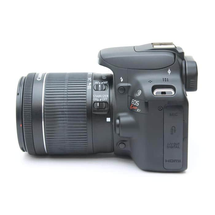 中古)Canon (キヤノン) EOS Kiss X7 EF-S18-55 IS STM レンズキット 