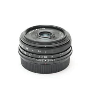 新品)Voigtlander (フォクトレンダー) ULTRON 27mm F2 X-mount（フジ