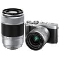 FUJIFILM (フジフイルム) X-A1 ダブルズームレンズキット シルバー