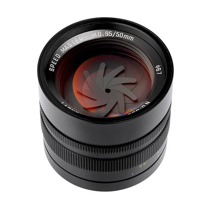 中一光学　M0.95/50mm SPEEDMASTER及びプロテクトフィルター 新品)中一光学 SPEEDMASTER 50mm F0.95 (ライカM用) ブラック（商品ID