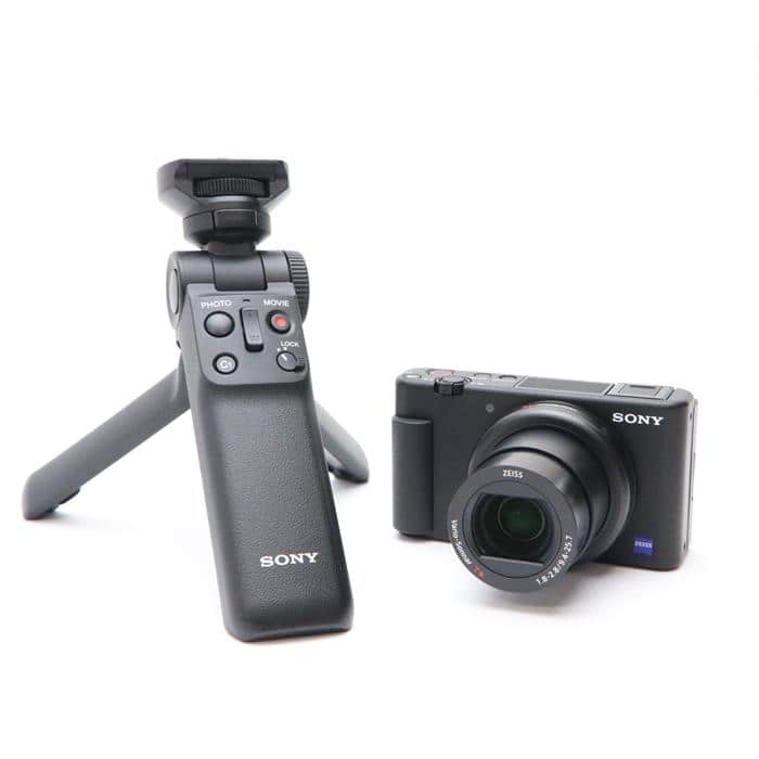 中古)SONY (ソニー) VLOGCAM ZV-1G シューティンググリップキット ...