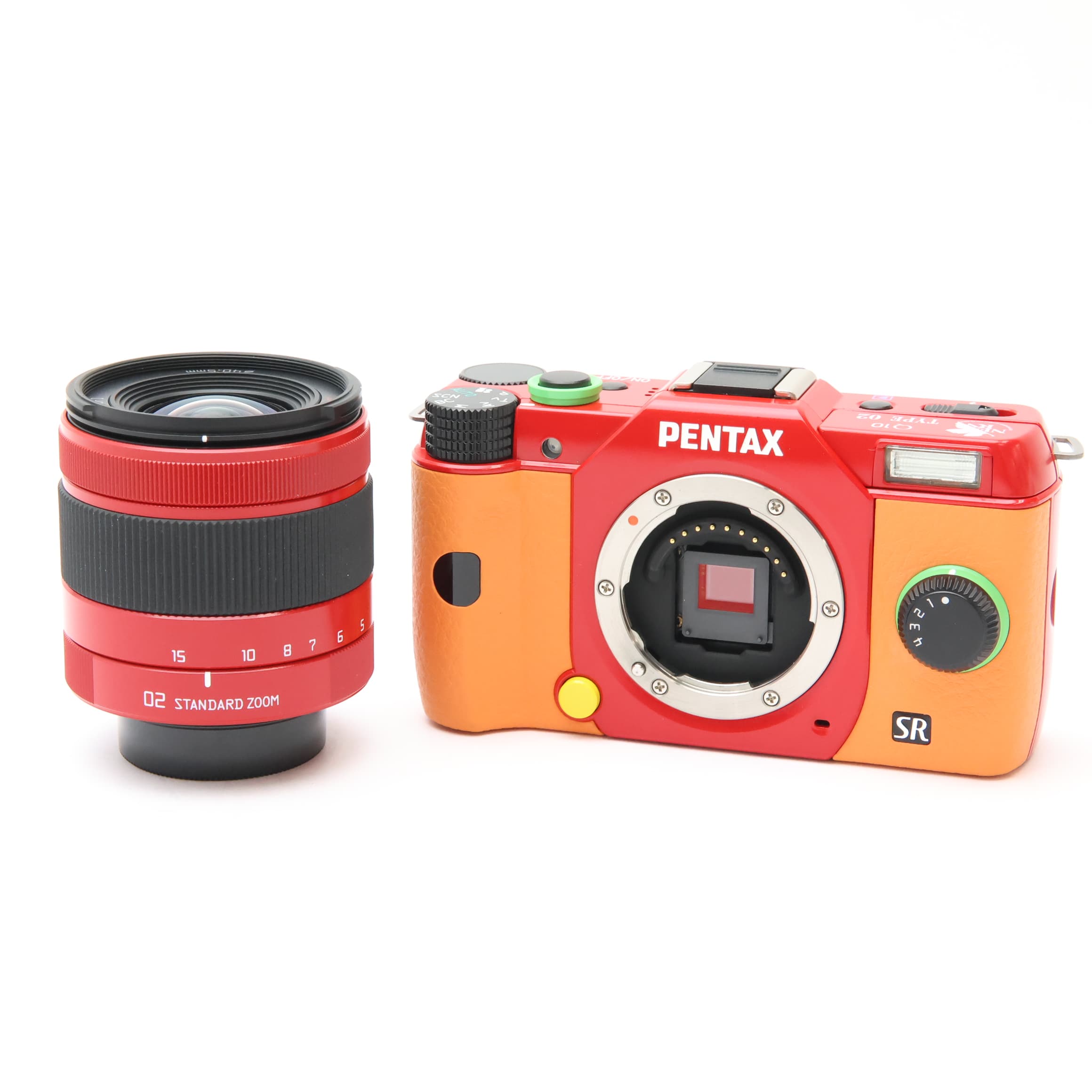 中古)PENTAX (ペンタックス) Q10 ズームレンズキット TYPE02:アスカ