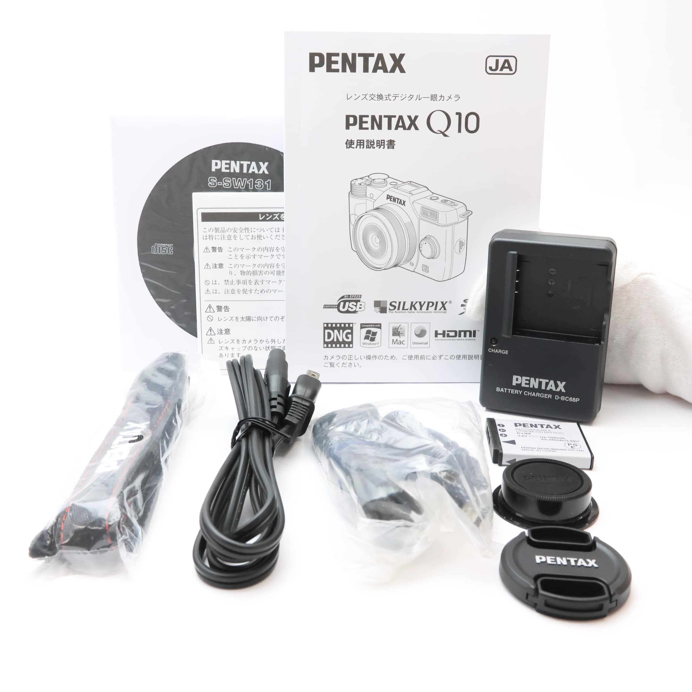 中古)PENTAX (ペンタックス) Q10 ズームレンズキット TYPE02:アスカ