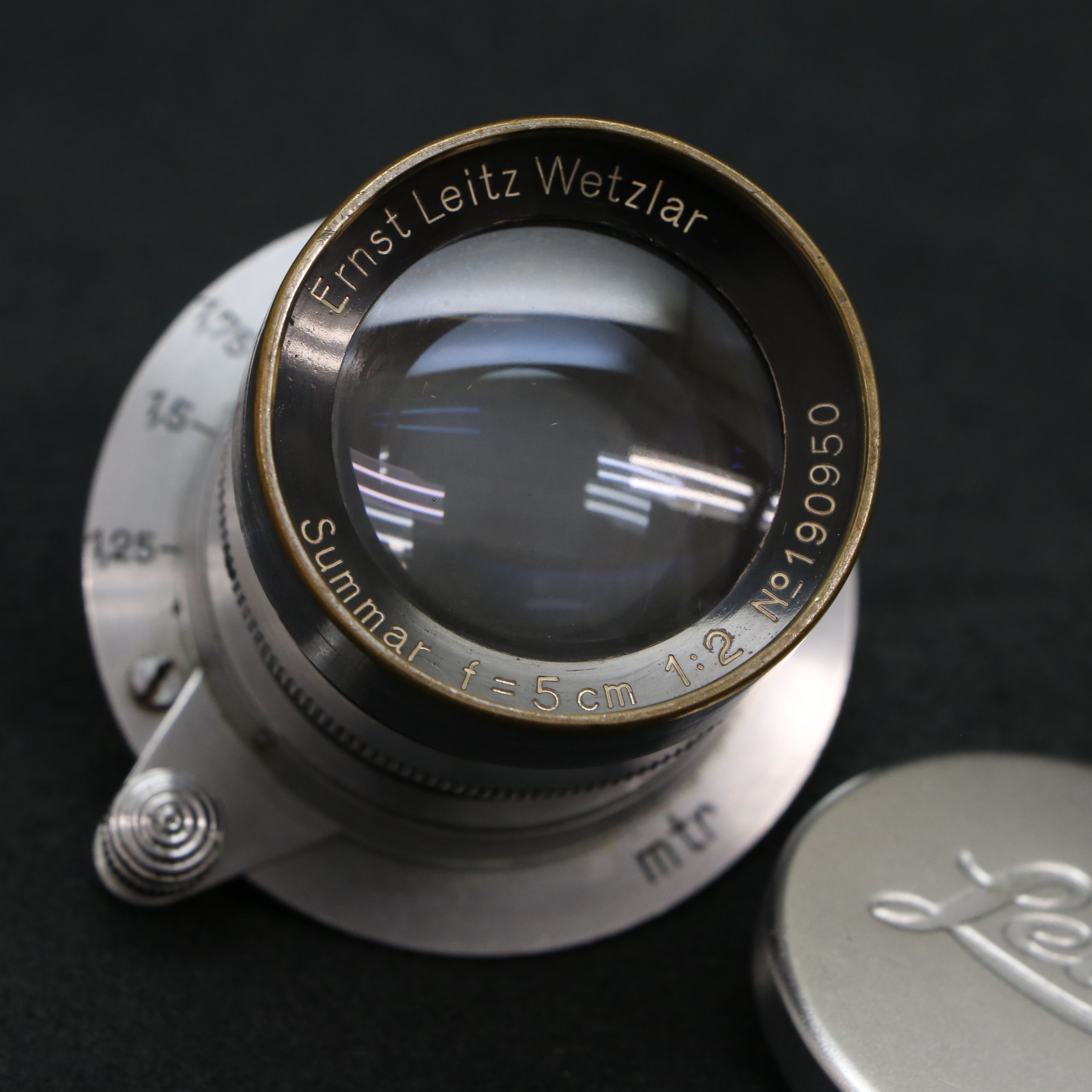 希少ファーストロット】ライカ ズマール 50mm F2（ニッケル）Leica