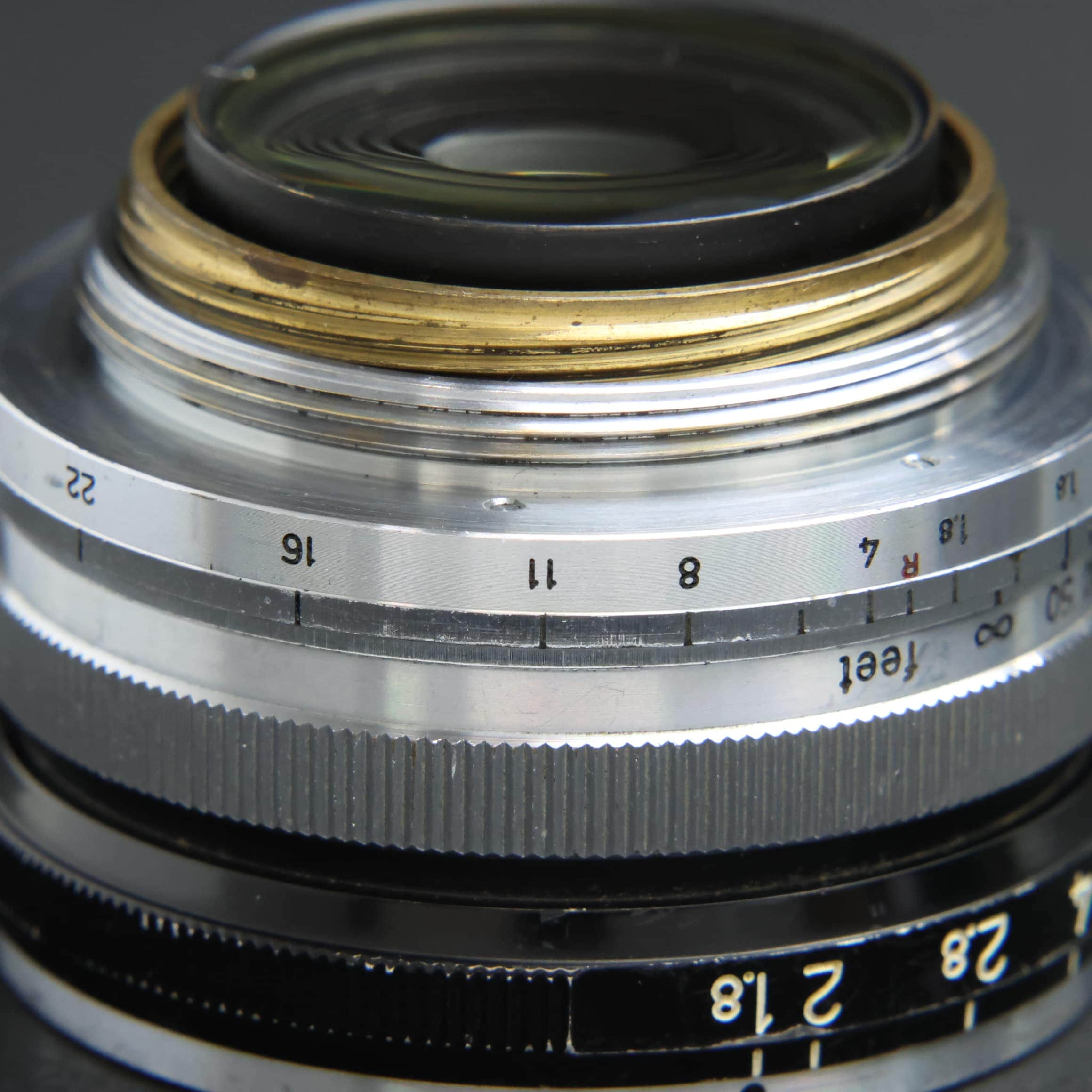 W-ニッコール 35mm f1.8 ライカLマウント用 専用フード 珍品 元箱付 中古)Nikon (ニコン) W-NIKKOR (L) 35mm F1.8（商品ID：3717020917894