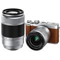 FUJIFILM (フジフイルム) X-A1 ダブルズームレンズキット ブラウン