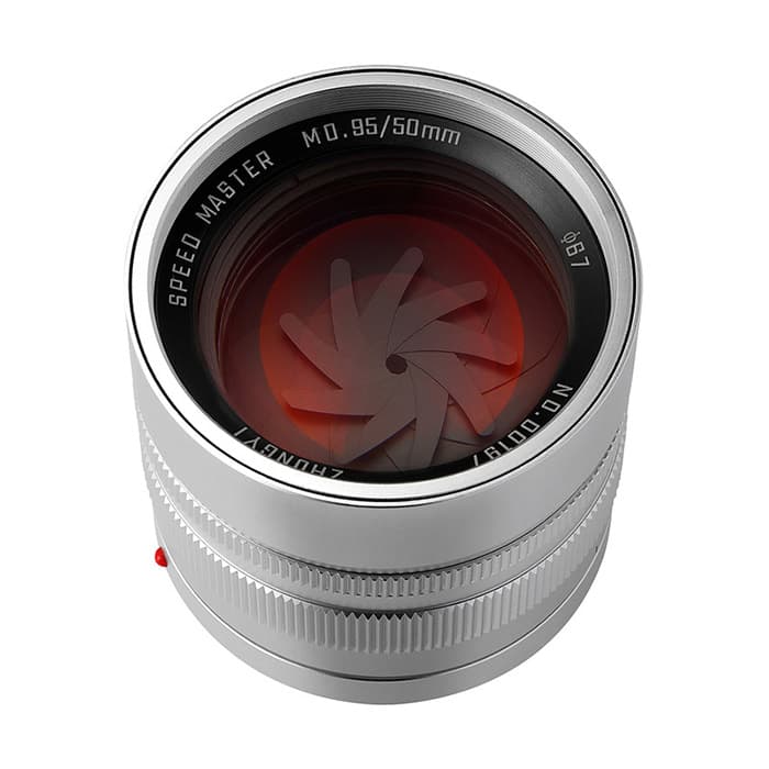 新品)中一光学 SPEEDMASTER 50mm F0.95 (ライカM用) シルバー（商品ID
