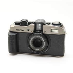 ペンタックス17　中古完動品　訳あり特価品　購入証明書有り(^-^)匿名配送 新品)PENTAX (ペンタックス) 17 ダークシルバー（商品ID