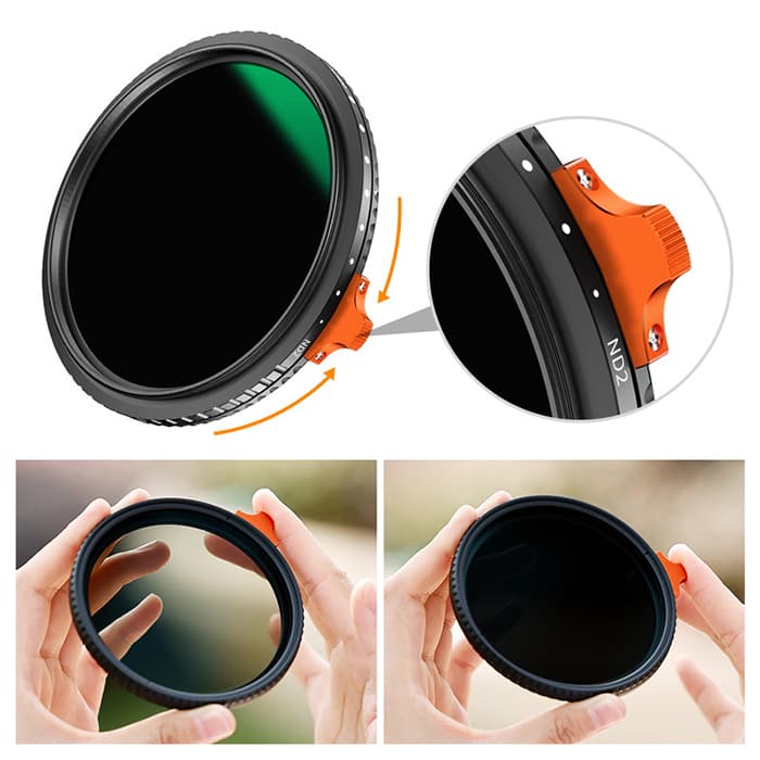 新品)K&F Concept (ケーアンドエフ・コンセプト) NANO-X バリアブル ND