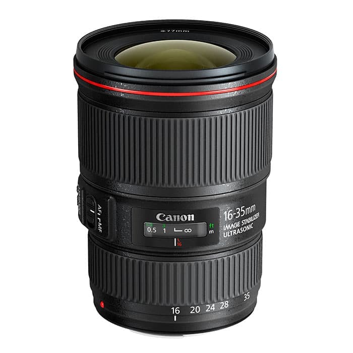 美品 Canon EF16-35mm F4L IS USM  一眼レフ レンズ