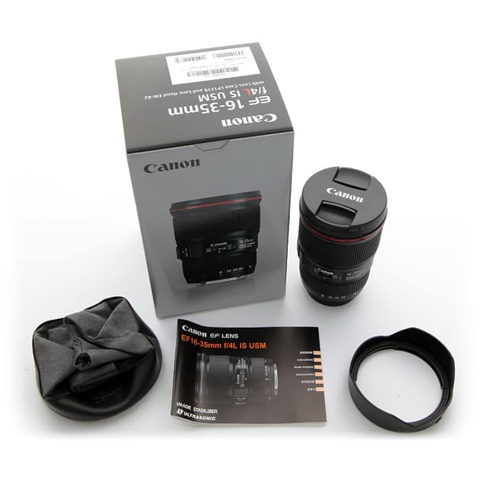 新品)Canon (キヤノン) EF16-35mm F4L IS USM（商品ID：4549292009903