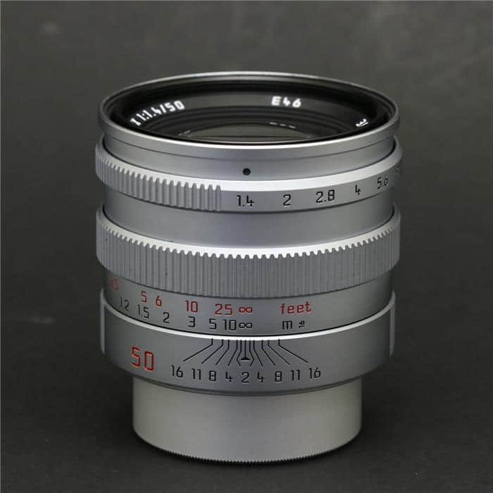 Summilux 50mm f1.4 (L)※マウント取付部がスクリューマウント Leica Summilux-M 50mm f1/.4 3rd Silver Chrome Lマウント