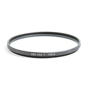 LEICA - Leica UVAフィルター E82 II Leica E82 UVa II Glass Filter, Black