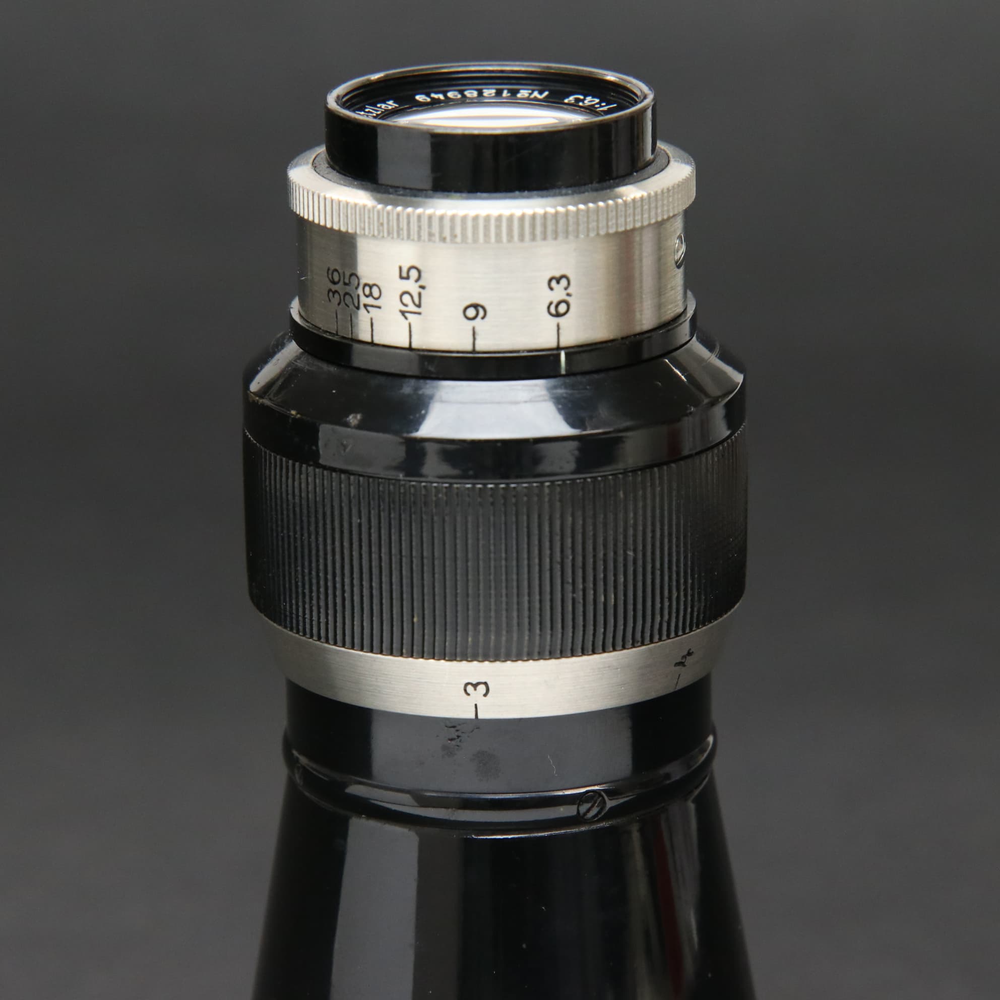 中古)Leica (ライカ) エルマー L105mm F6.3 山岳 クローム フード付