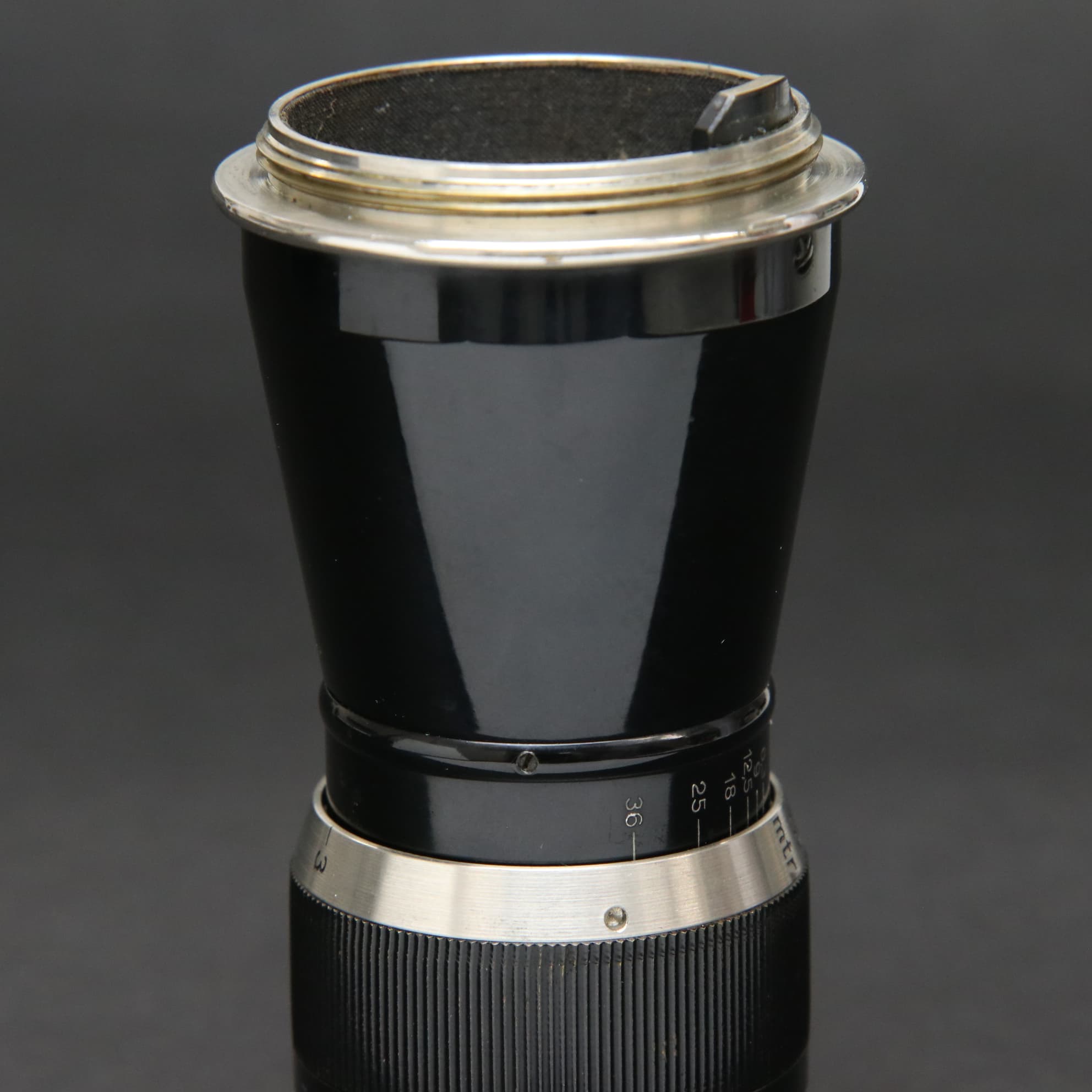 中古)Leica (ライカ) エルマー L105mm F6.3 山岳 クローム フード付