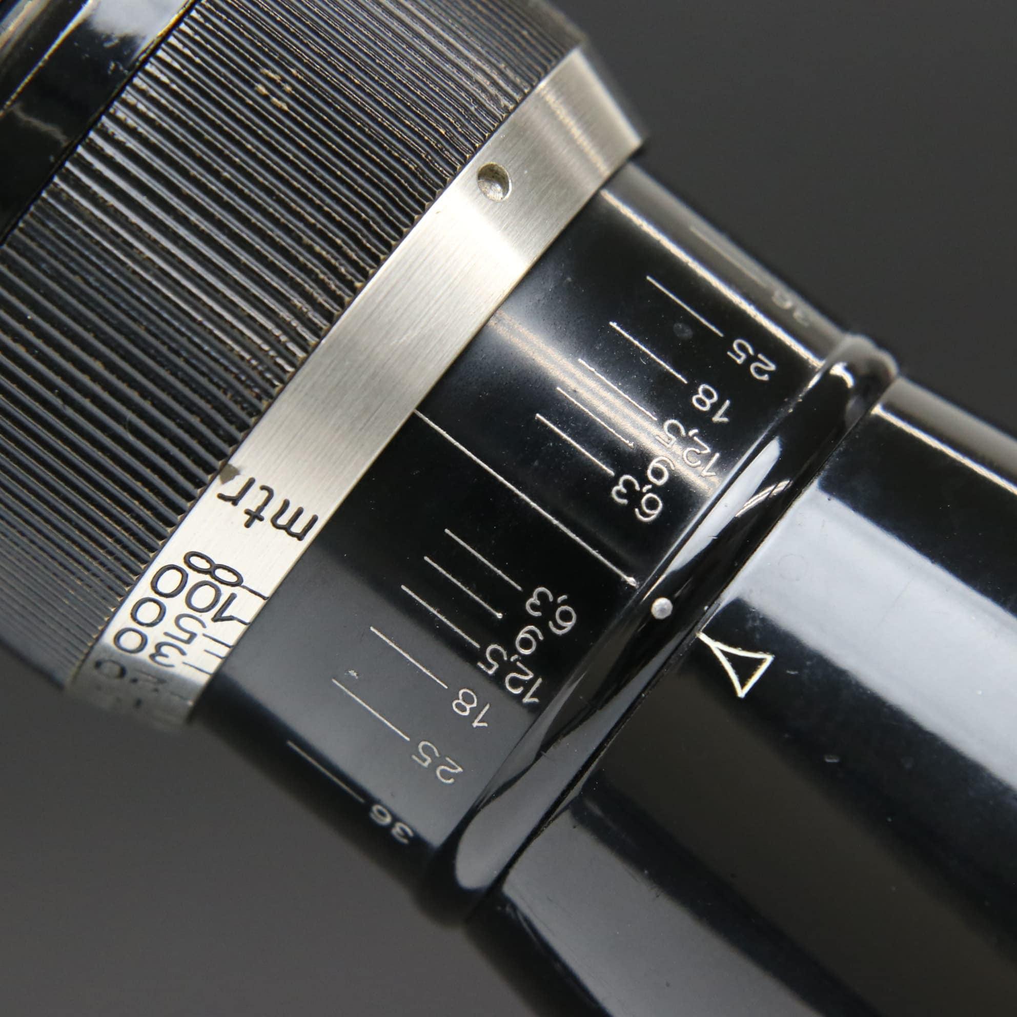 中古)Leica (ライカ) エルマー L105mm F6.3 山岳 クローム フード付