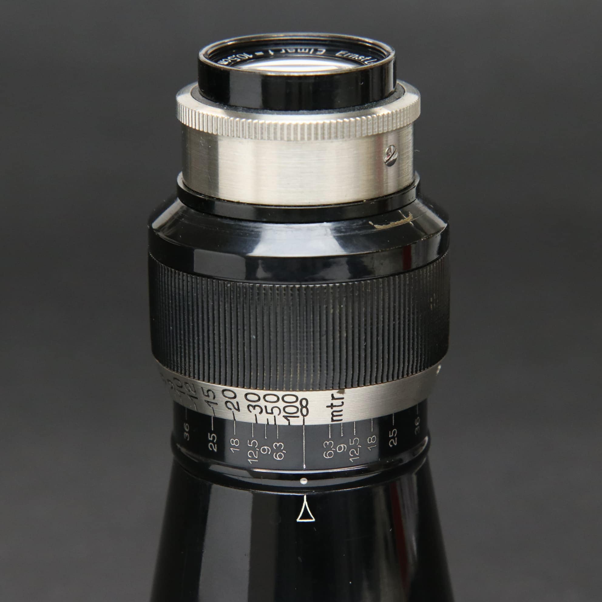 中古)Leica (ライカ) エルマー L105mm F6.3 山岳 クローム フード付