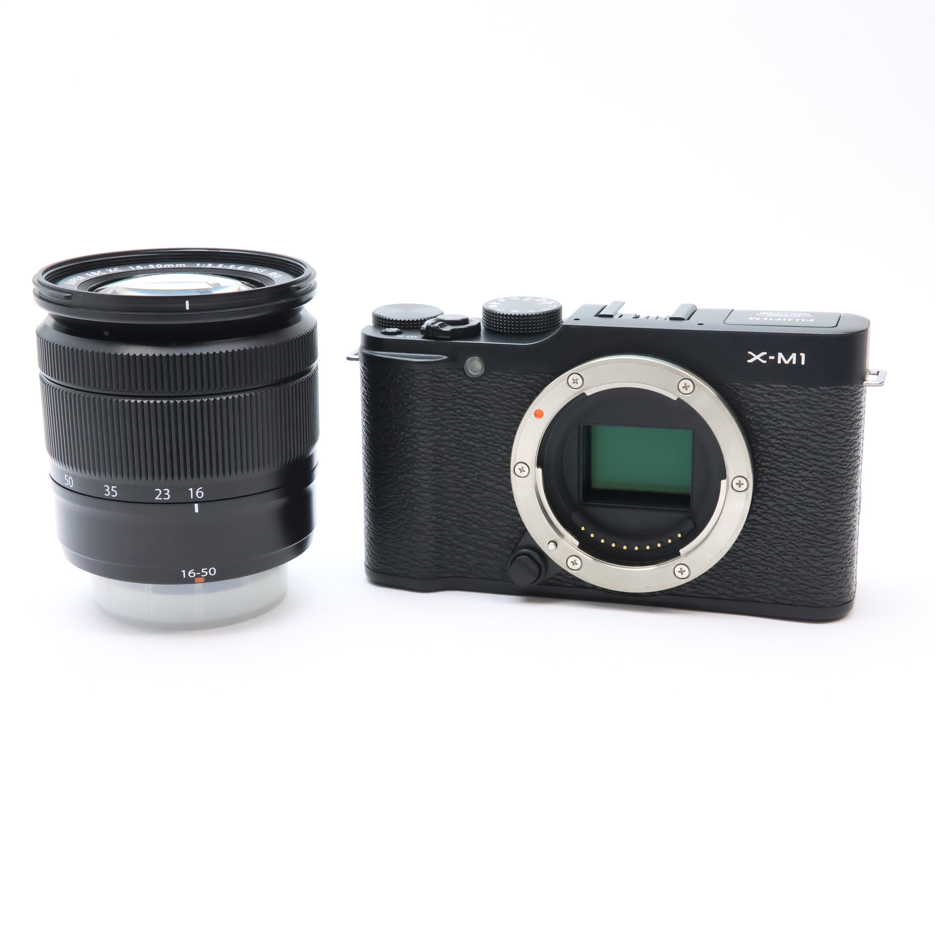 FUJIFILM ミラーレス一眼 X-M1 レンズキット（使用済み中古品） 中古)FUJIFILM (フジフイルム) X-M1 レンズキット ブラック（商品ID