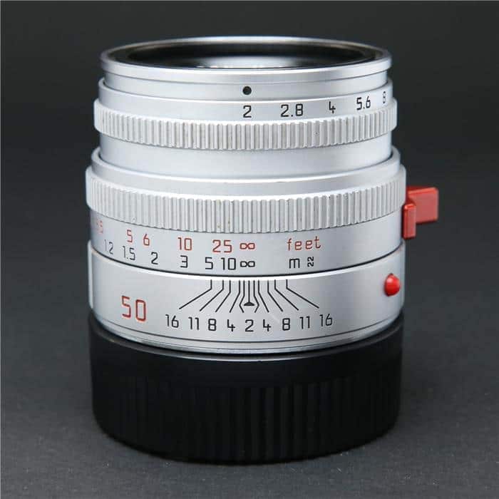 Leica (ライカ) ズミクロン M50mm F2.0 レンズフード組込 新品)Leica (ライカ) ズミクロン M50mm F2.0 レンズフード組込