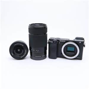 カメラ デジタルカメラ SONY (ソニー) α6000ダブルズームレンズキット ILCE-6000Y B ブラック 