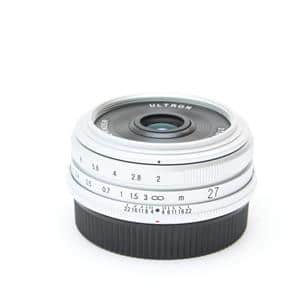 Voigtlander ULTRON 27mm F2 シルバー（フィルター付）