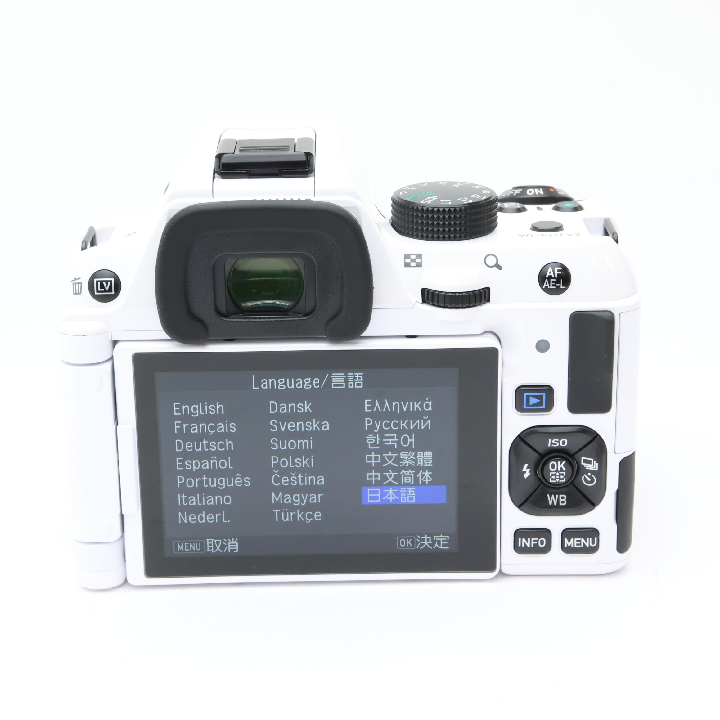 中古)PENTAX (ペンタックス) KF ボディ クリスタルホワイト（商品ID
