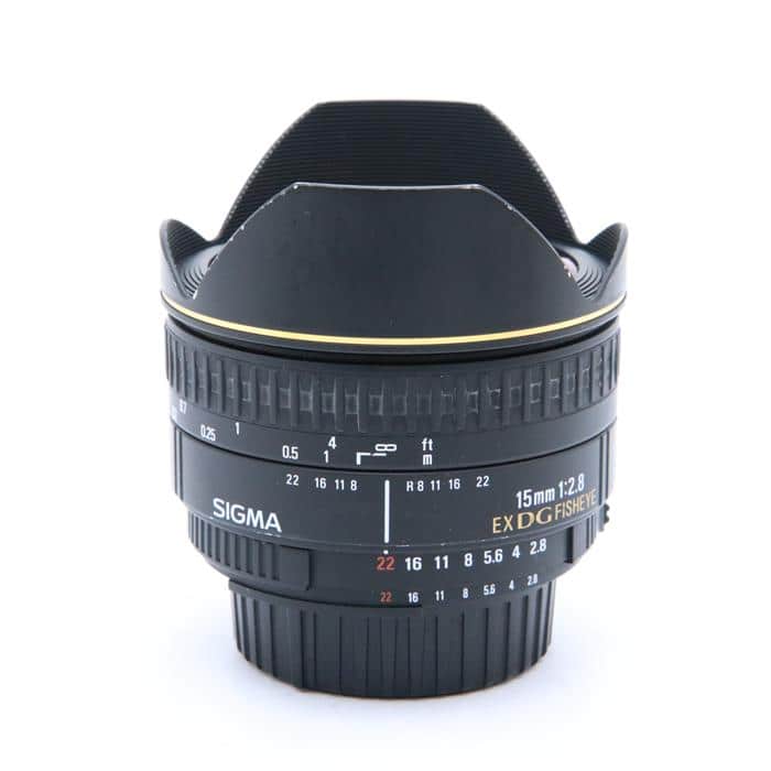 (中古)SIGMA (シグマ) 15mm F2.8EX DG DIAGONAL FISHEYE  (ニコンF用)（商品ID：3717016302918）詳細ページ | デジタルカメラ、ミラーレスカメラ、交換レンズの総合サイト｜マップカメラ