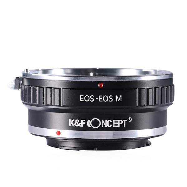 K&F Concept (ケーアンドエフ・コンセプト) マウントアダプター キヤノンEFレンズ/キヤノンEOS Mボディ用  KF-EFEM