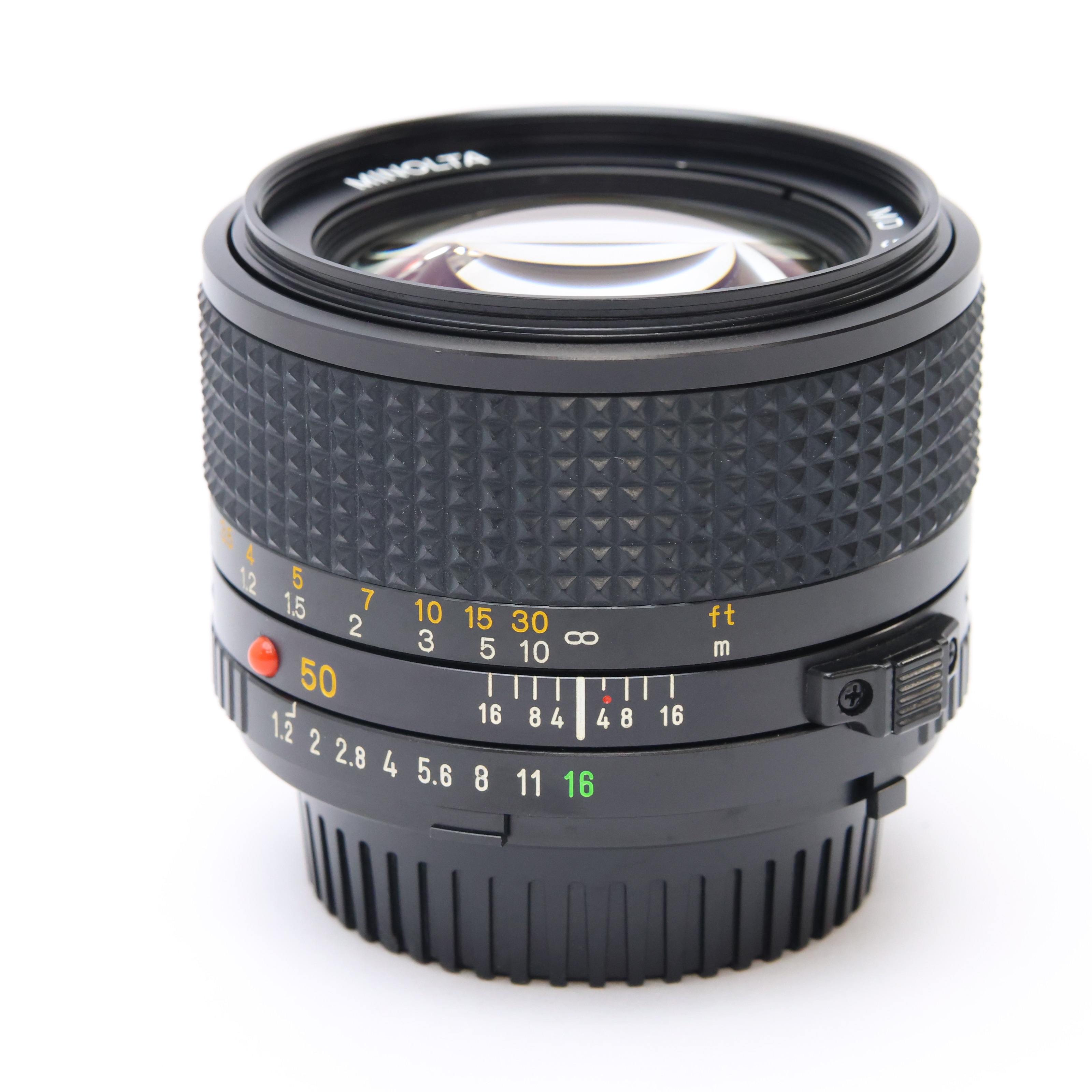 MINOLTA newMD 50mm f/1.2 レンズ 中古)MINOLTA (ミノルタ) New MD 50mm F1.2 ※MD 表記 黄色数字（商品ID