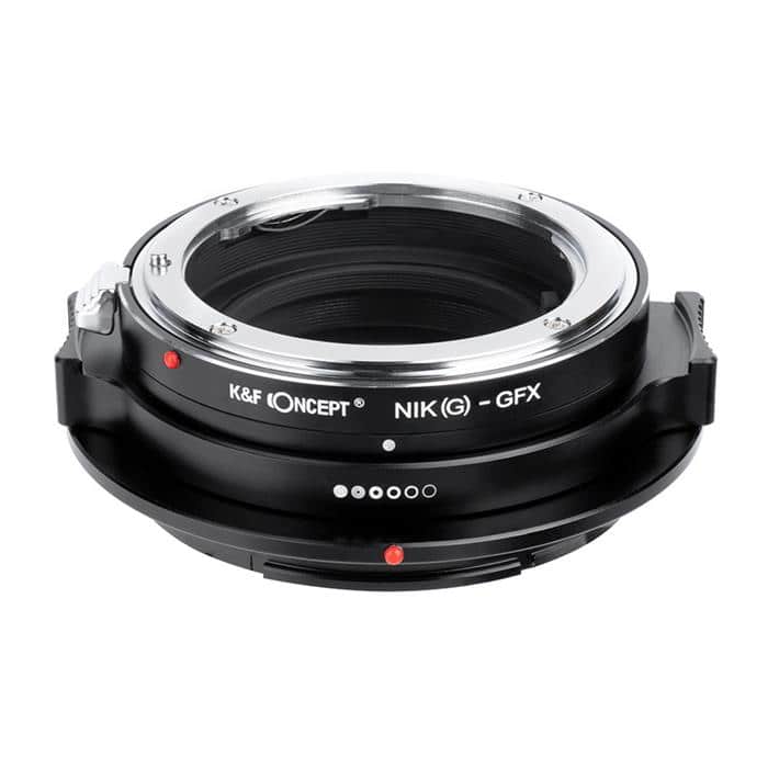 K&F Concept (ケーアンドエフ・コンセプト) マウントアダプター ニコンF(G)レンズ/フジフイルムXボディ用 KF-NGG 絞りリング付き