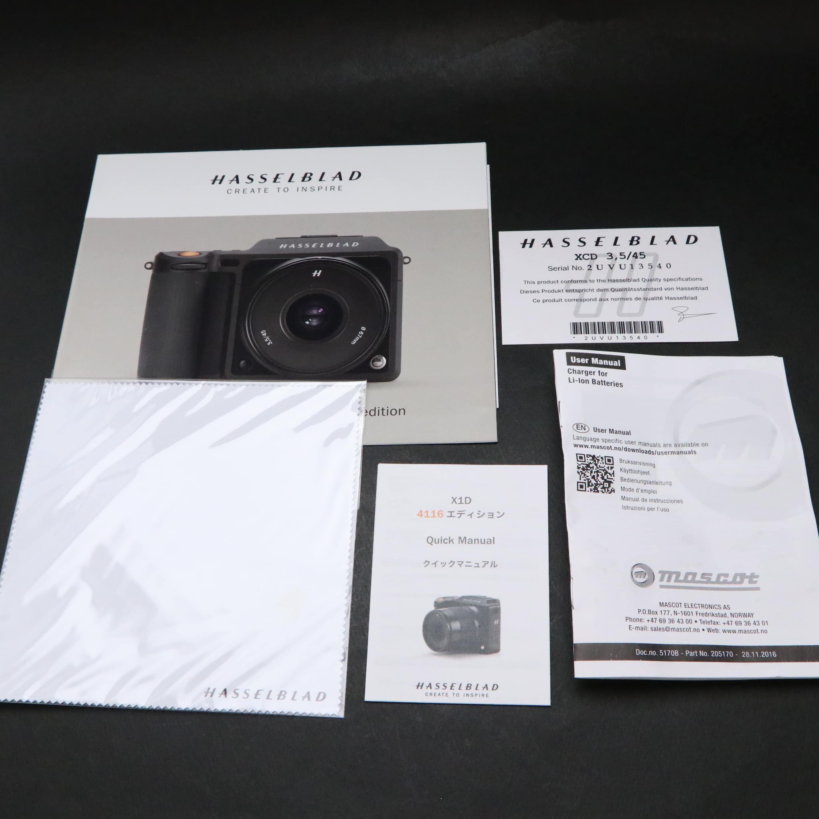 HASSELBLAD ハッセルブラッド X1D-50c 美品 中古)HASSELBLAD (ハッセルブラッド) X1D-50c 4116 Edition（商品ID