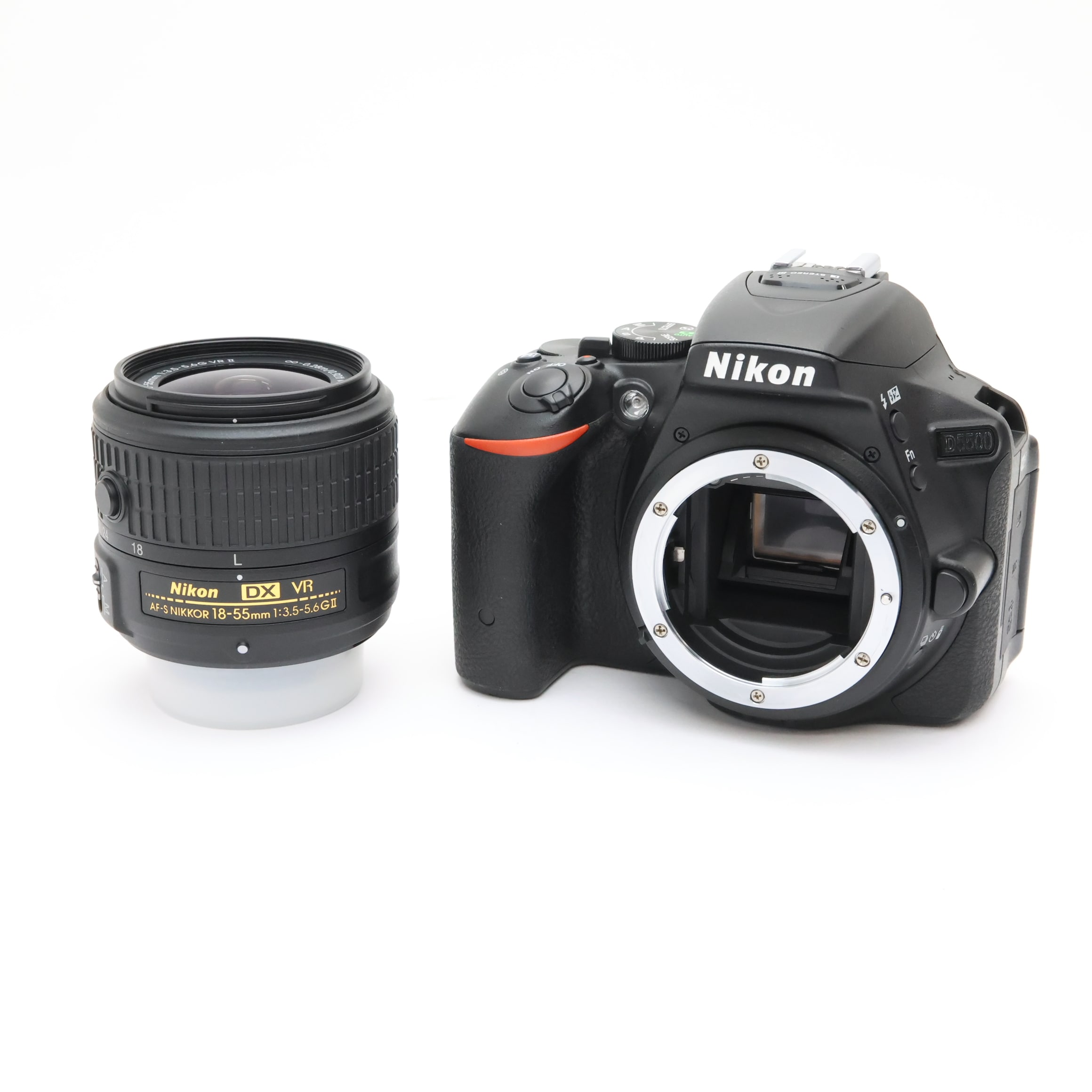 中古)Nikon (ニコン) D5500 18-55 VR II レンズキット ブラック（商品